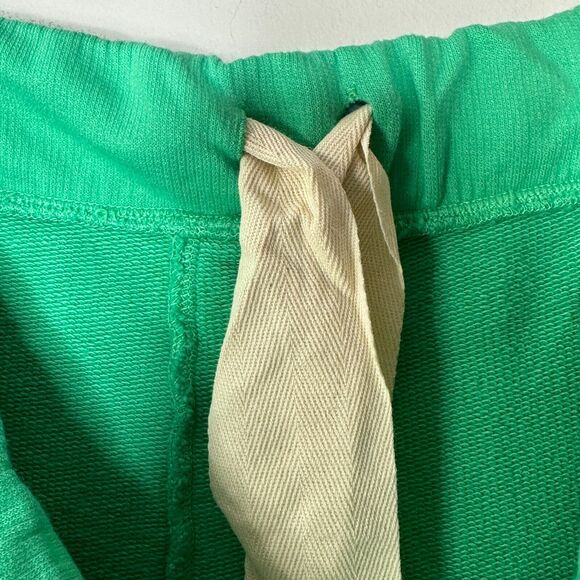 Sandrine Rose Green Oversized Cropped Sweatpants Side Pocket Women XS NWT - Picture 8 of 11